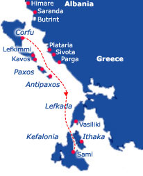 Map Kefalonia
